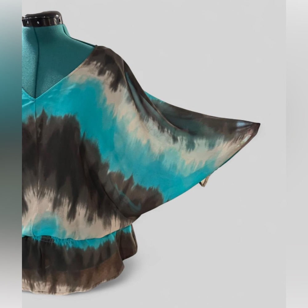 Flowing Tie-Dye Blouse